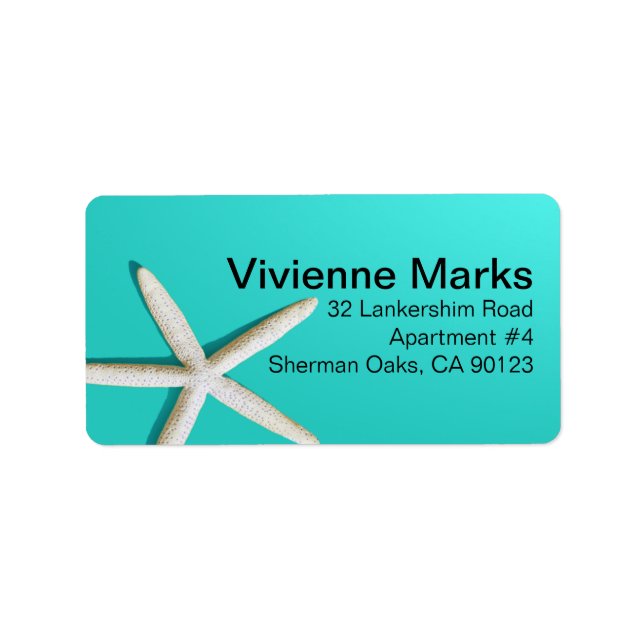 Etiqueta Praia de Mosqueteiros de Starfish | chalé (Frente)