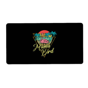 Etiqueta Praia de Palm Sunset Sunset Palm 80 da Mama Bird F