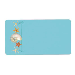 Etiqueta Prateleiras tropicais Starfish Nautilus Summer