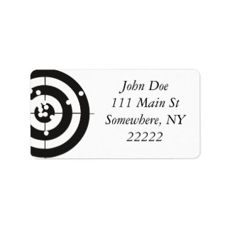 Etiqueta Prática de destino