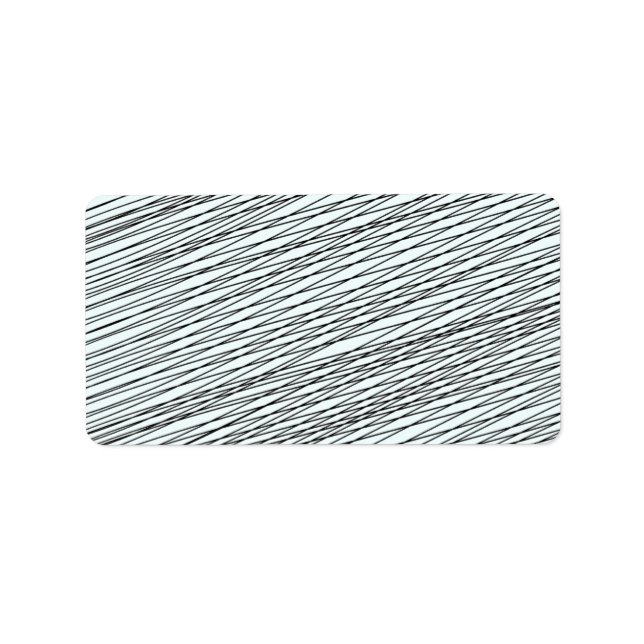 Etiqueta Presente especial das linhas Black Messy (Frente)