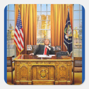 Etiqueta presidencial de Donald Trump