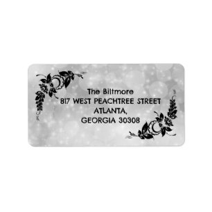 Etiqueta Preto e branco