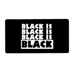 Etiqueta Preto é Preto