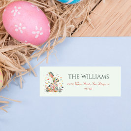 Etiqueta Primavera Bloom Bunny