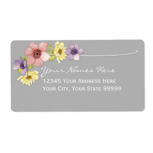 Etiqueta Primavera de Tipografia Moderna com Letras Russas