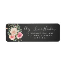 Primavera Floral | Rótulo de Endereço de Devolução