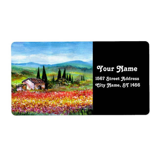 ETIQUETA PRIMAVERA NA TOSCANA (Frente)