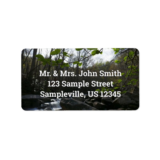 Etiqueta Primavera no Rio Pequeno Pombo (Frente)