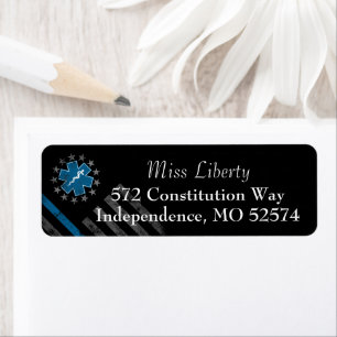 Etiqueta PRIMEIRA RESPONSÁVEL DO EMT EMS Betsy Ross America