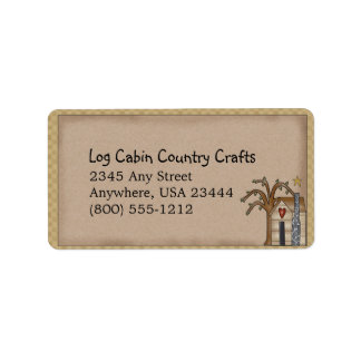 Etiqueta Primitiva do País da Cabina de Registro