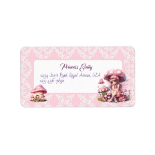 Etiqueta Princesa Girl Address