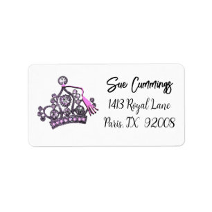 Etiqueta Princesa "Gradação de Tiara"