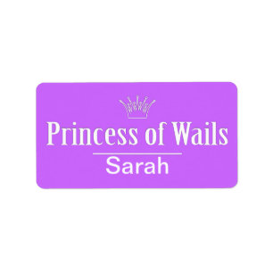 Etiqueta Príncipe de Wails / Princesa de Wails (País de Gal