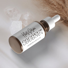 Etiqueta Produto de Garrafa Cosmética Mínimo