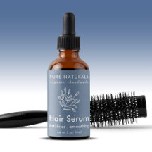 Produto Natural Azul Neutro Botânico Moderno