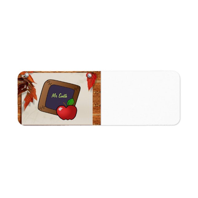 Etiqueta Professora (Frente)