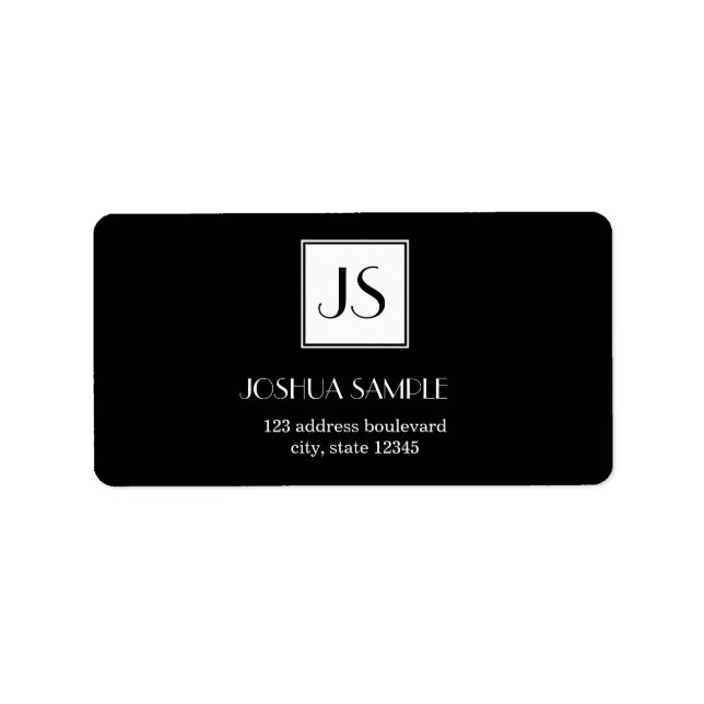 Etiqueta Profissionalmente simples (Frente)