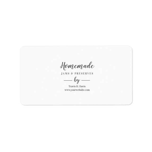 Etiqueta Promotional Small Honey Business  (Frente)