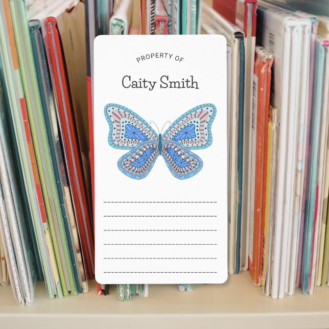 Etiqueta propriedade Boho Butterfly de  (Criador carregado)