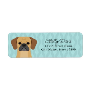 Etiqueta Puggle Return Address Labels