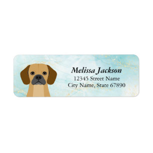 Etiqueta Puggle Return Address Labels