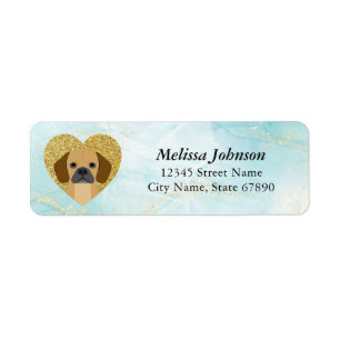 Etiqueta Puggle Return Address Labels