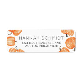 Etiqueta Pumpkin Patch