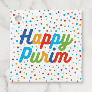 Etiqueta Purim Favor