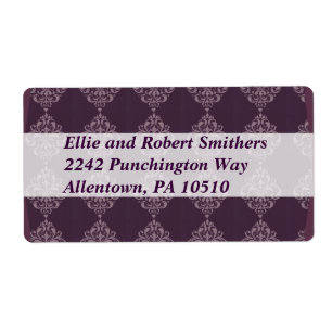 Etiqueta Purple Royale