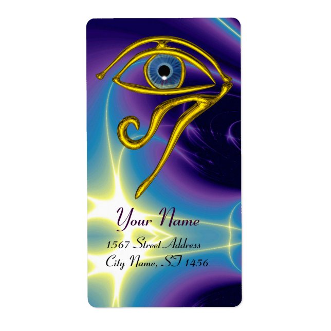 Etiqueta Púrpura TALISMAN AZUL (Frente)