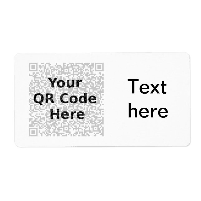 Etiqueta QR personalizada (Frente)