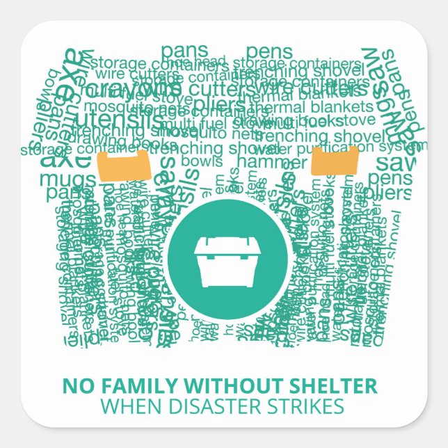 etiqueta quadrada (Frente)