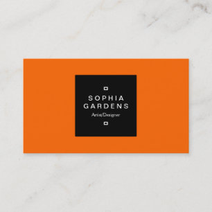 Etiqueta quadrada 01 - laranja