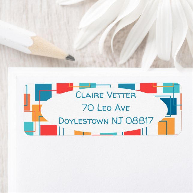 Etiqueta Quadrados e contornos (Insitu)