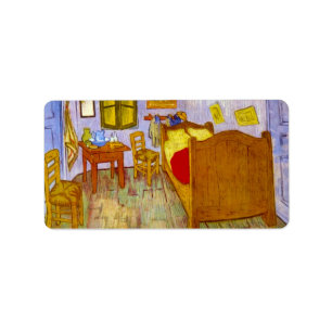 Etiqueta Quarto em Arles por Vincent Willem Van Gogh