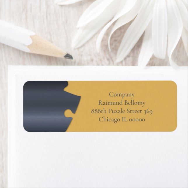 Etiqueta Quebra-cabeça Piece (Insitu)