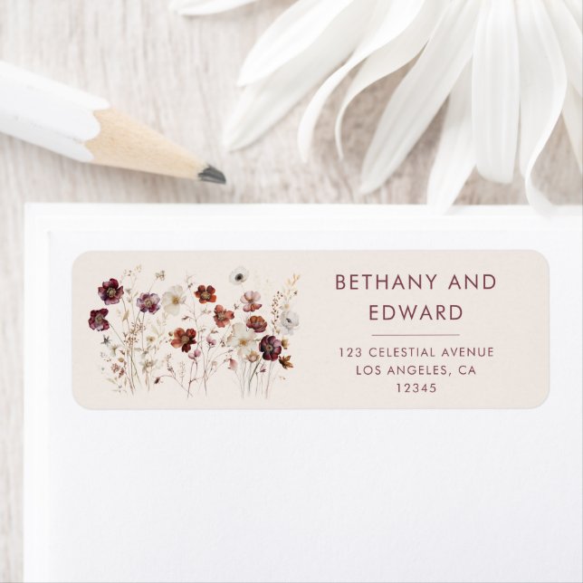 Etiqueta Queda de bege selvagem (Insitu)