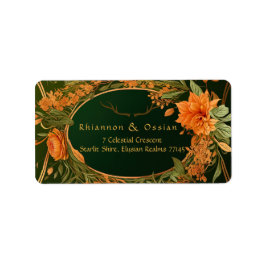 Etiqueta Queda Elegante entonada, considerada Colina Druida