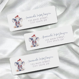 Etiqueta Querida, está frio fora do chá de natal elefante