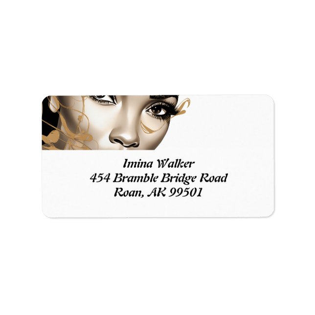 Etiqueta Radiant Royalty: Rótulo de Delícias Diva-ish (Frente)