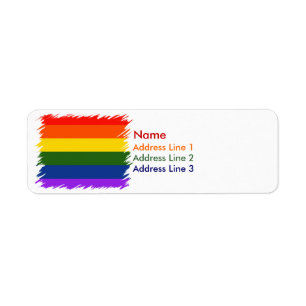 Etiqueta Rainbow Pride