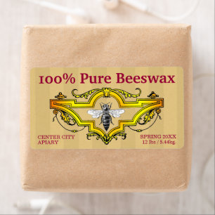 Etiqueta Rainha Beeswax Pura Mel