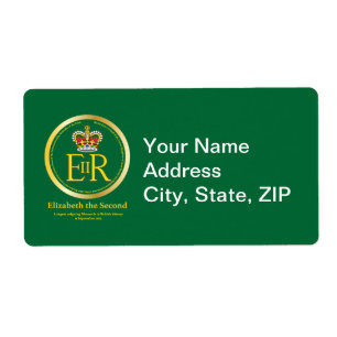 Etiqueta Rainha Elizabeth II reinante