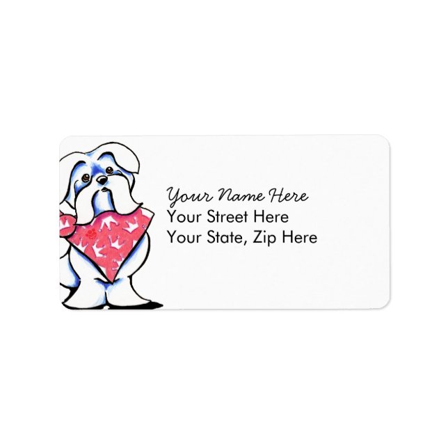 Etiqueta Rainha maltesa (Frente)