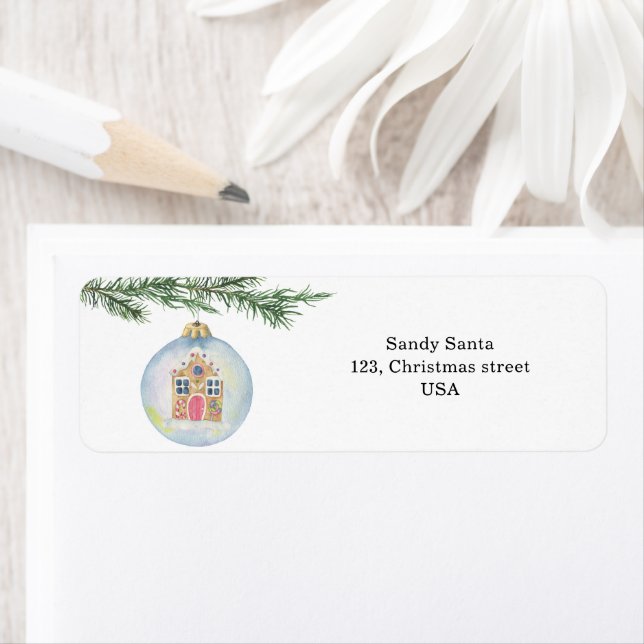 Etiqueta Ramo de inverno com brinquedo (Insitu)