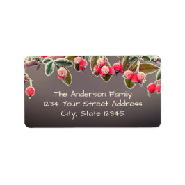 Etiqueta Ramo de morangos foscos