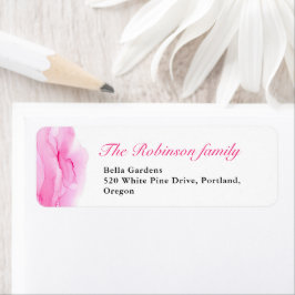 Etiqueta Rapariga Baptism Christening Pink Ink Return Ender
