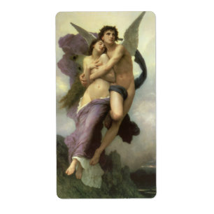 Etiqueta Rapto (t.c.p. Ravement) de Psyche por Bouguereau