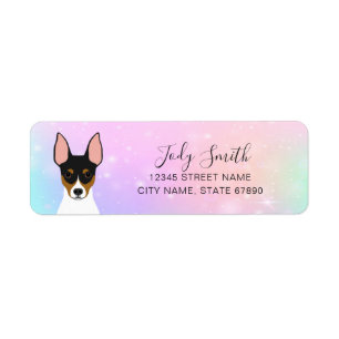 Etiqueta Rat Terrier Return Address Labels